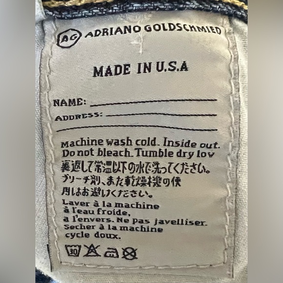 AG Jeans - The Beau High Rise Slouchy Skinny Denim Jeans Baggy Distressed Ripped - Picture 14 of 14